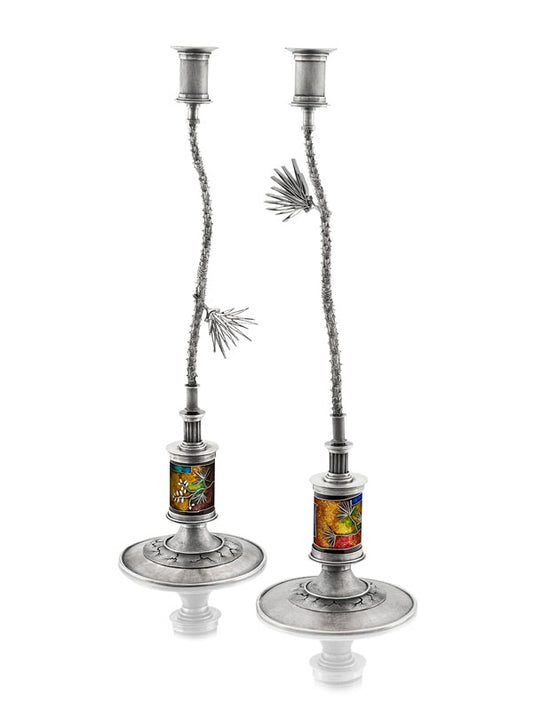 Needles Candle Holders - Set of 2